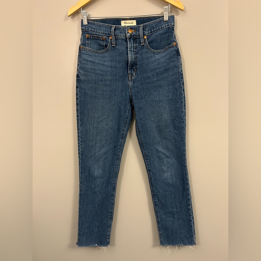 Madewell Classic The Perfect Vintage Jeans Size 26 Raw Hem